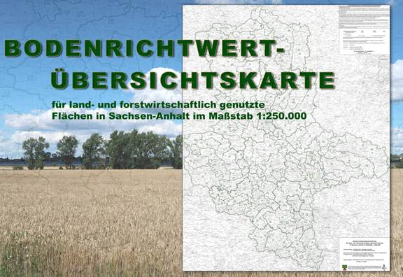 Bodenrichtwertübersichtskarte 1 250 000