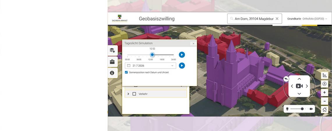 Geobasiszwilling Sachsen-Anhalt Entdecke Sachsen-Anhalt als räumliches, digitales und flächendeckendes 3D-Abbild.