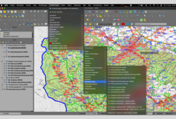 Abb. 2: QGIS - Plugin GeoBasis_Loader v0.9 – deutschlandweite Open Data Dienste, hier mit den Geodiensten aus Sachsen-Anhalt (08.08.2024)