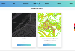 Abb. 2: basemap.de, ergänzende Produkte und Dienste (BETA) (https://basemap.de/beta/, 12.08.2025)