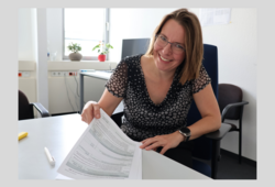 Abb. 1: Franziska Wolf – Leiterin Geodatenmanagement im LVermGeo