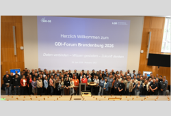 Abb. 1: GDI-Forum Brandenburg 2026, © LGB Abb. 1: GDI-Forum Brandenburg 2026, © LGB