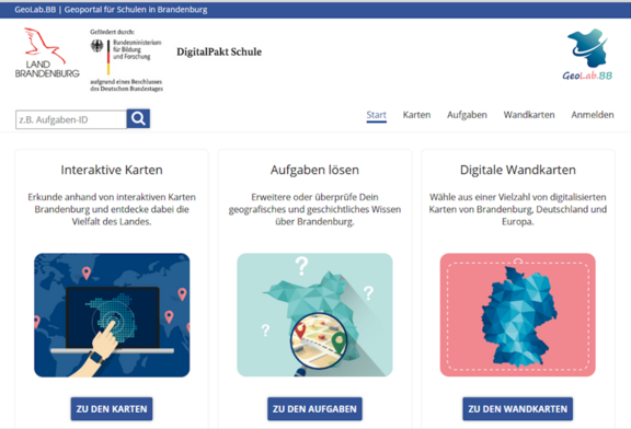 Startseite des GeoLab.BB (https://geolab.brandenburg.de/geolabbb/, 24.07.2025)