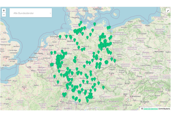 Abb. 3: Karte der Sammler (https://mueckenatlas.com/karte-der-sammler-2026/, 02.07.2026) Abb. 3: Karte der Sammler (https://mueckenatlas.com/karte-der-sammler-2026/, 02.07.2026)